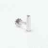 Plain Gold Mini Bar Piercing