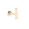 Plain Gold Mini Bar Piercing