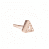 Mini Triangle Gold Piercing with Diamond