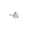 Mini Triangle Gold Piercing with Diamond